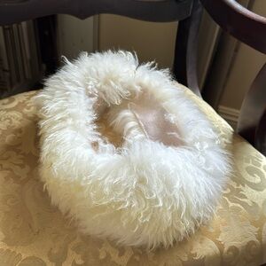 Real Tuscan lamb fur headband